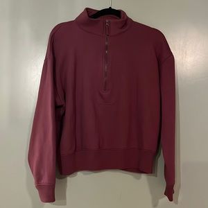 Never worn, quarter zip.